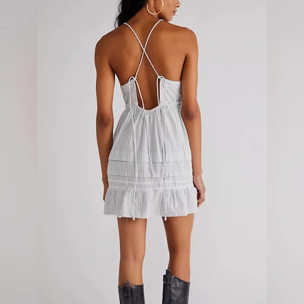 Free People NWOT Desert Days Stripe Mini Dress L